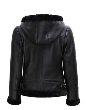 women-s-black-leather-jacket-with-hood-and-shearling