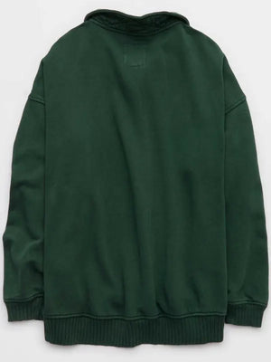 Aerie Oh Snap Sweatshirt Green Back