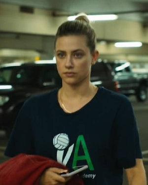 American Sweatshop Lili Reinhart Graphic T-Shirt USA Jackets