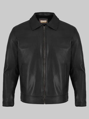 Classic-Polo-Collar-Leather-Jacket-Men