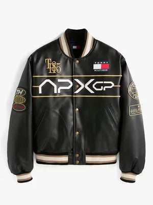 F1-Movie-Racing-Tommy-Hilfiger-Black-Varsity-Jacket