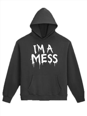 I'm A Mess Landon Barker Hoodie Black