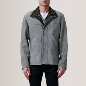henrik-grey-suede-cafe-racer