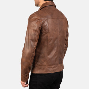 lavendard-brown-leather-biker-jacket