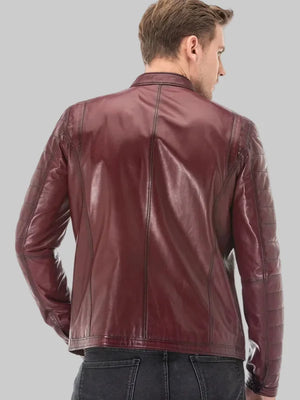 Mens-100-Real-Leather-Slim-Fit-Bomber-Maroon-Jacket