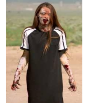 Midnight Texas S02 Black Scoop Neck Dress USA Jackets