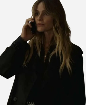 The Madison Beau Garrett Leather Black Coat