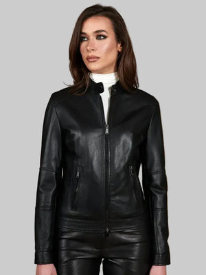Women-Black-nappa-lamb-leather-biker-jacket