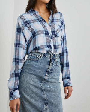 The Morning Show Reese Witherspoon Blue Plaid Shirt USA Jackets