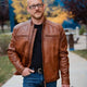 Men's Bworn Leather Jacket