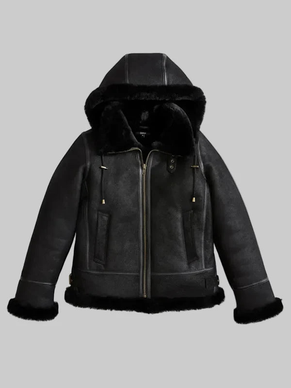 100-Shearling-Cold-Weather-Bomber-Jacket-Black