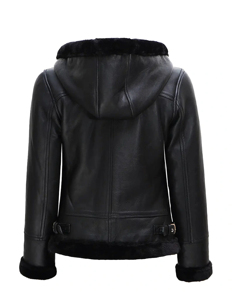 women-s-black-leather-jacket-with-hood-and-shearling