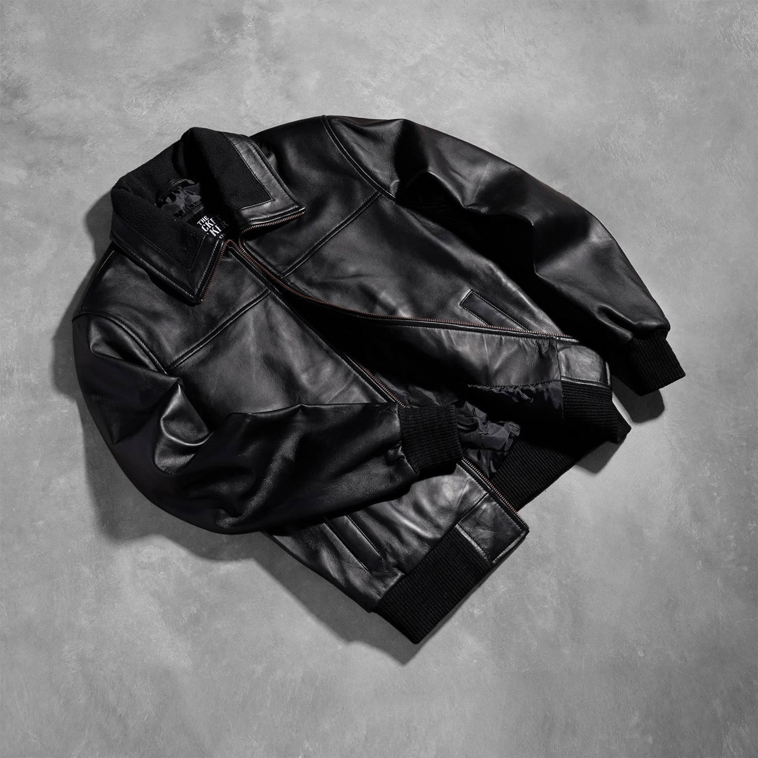air-rolf-black-leather-bomber-jacket