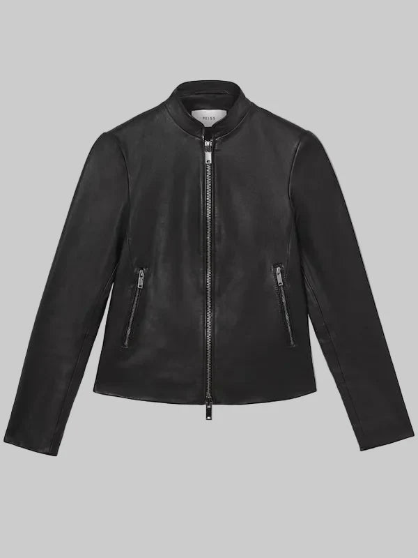 Allie-Leather-Collarless-Biker-Jacket-In-Black