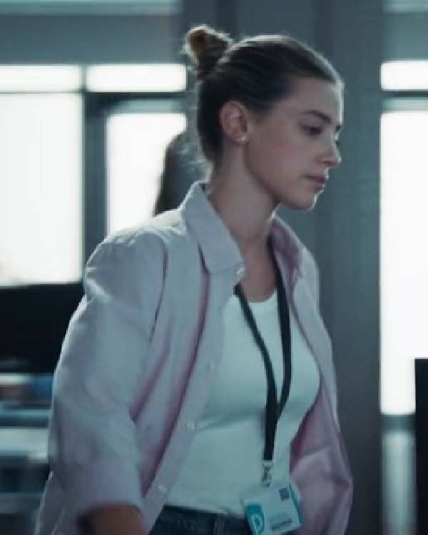 American Sweatshop Lili Reinhart Pink Shirt USA Jackets