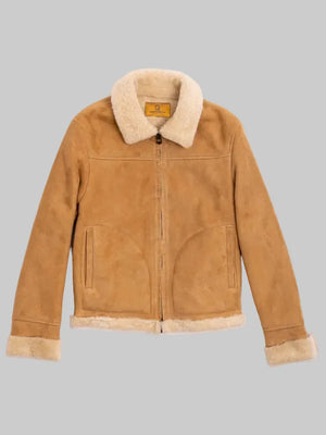 Aviatore-Womens-Sabbia-Shearling-Jacket
