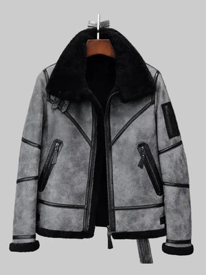 B3-Bomber-Jacket-Grey-Shearling-Jacket