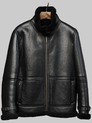B3-RAF-Aviator-Sheepskin-Shearling-Leather-Jacket