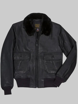 Black-Leather-G-1-Military-Spec-Jacket
