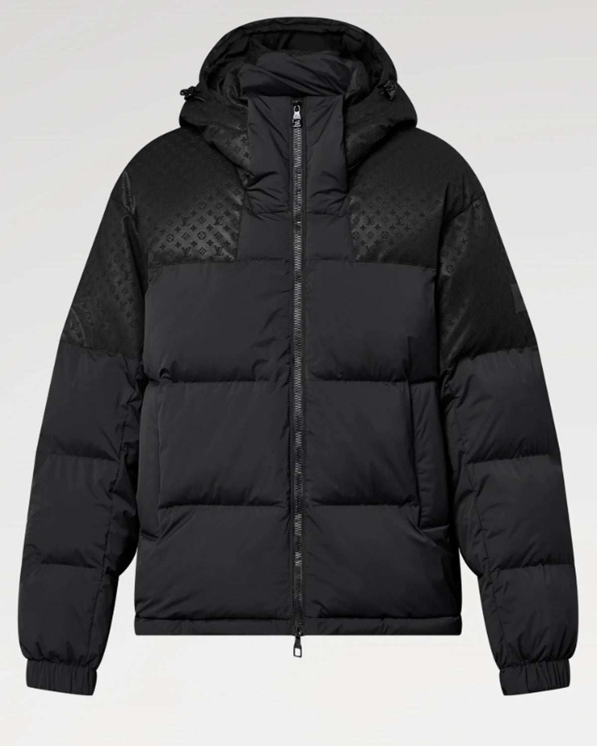 Black-Louis-Vuitton-Puffer-Jacket