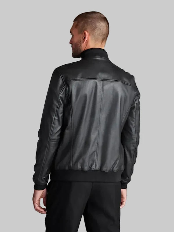 Black-Signature-Leather-Bomber-Jacket