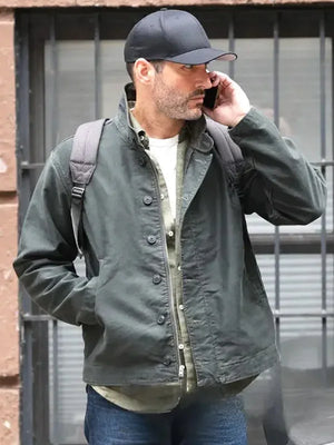 CIA  Tom Ellis Grey Cotton Jacket