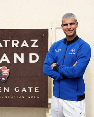 Carlos Alcaraz Team Europe Laver Cup Blue Jacket USA Jackets