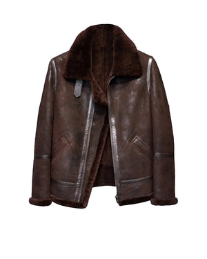 distressed-b3-men-brown-leather-shearling-jacket