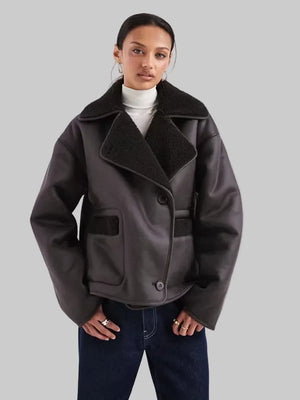 Faux-Shearling-Jacket-In-Chocolate-Brown