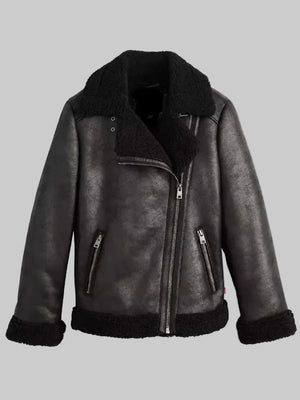 Faux-Shearling-Moto-Jacket