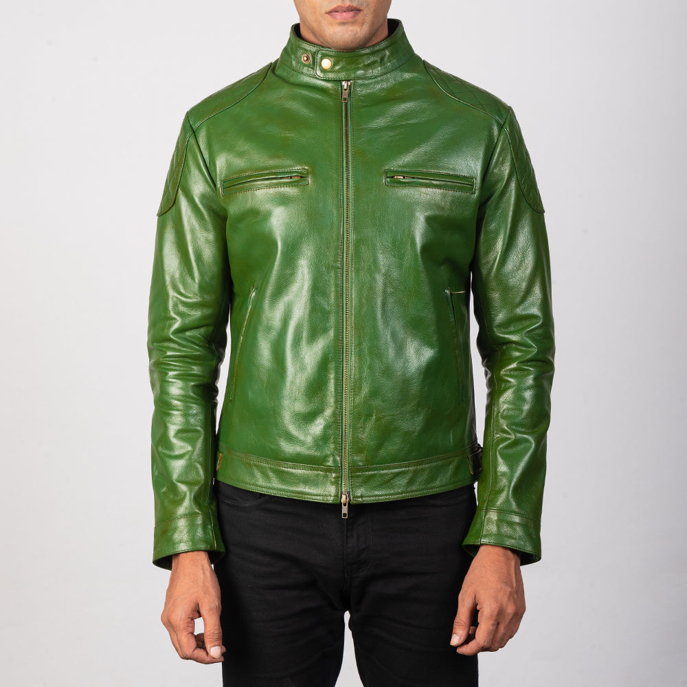 gatsby-green-leather-biker-jacket