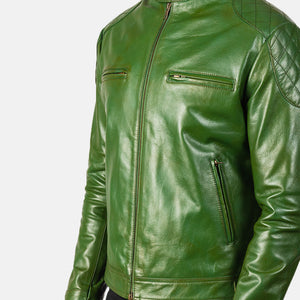 gatsby-green-leather-biker-jacket