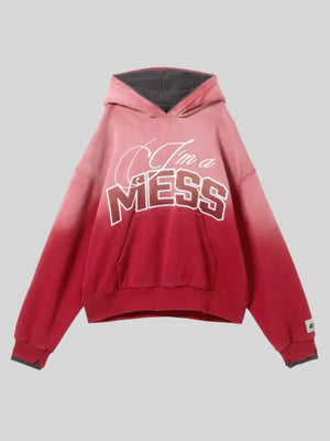 I'm A Mess Landon Barker Hoodie Red