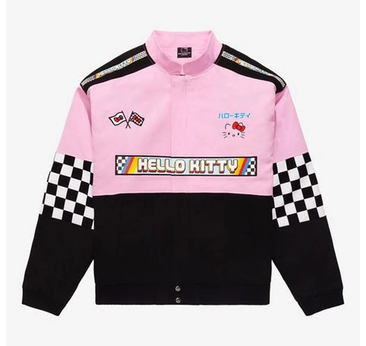 Kuromi_Racing_Jacket_Pink