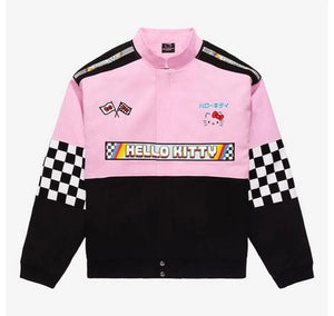 Kuromi_Racing_Jacket_Pink