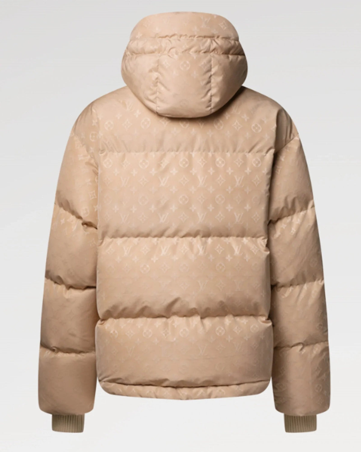 Louis-Vuitton-Beige-Puffer-Jacket-Back