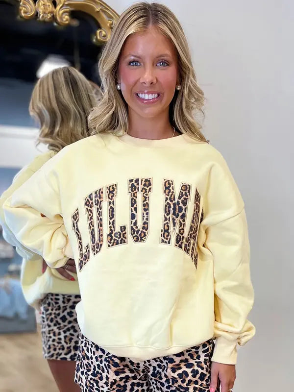 Lulu Mac Sweatshirt Yellow