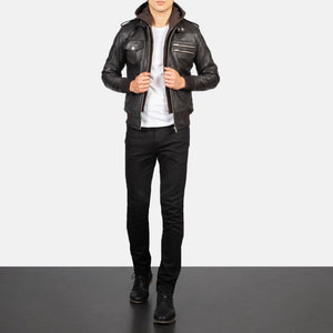 bravado-brown-hooded-leather-bomber-jacket