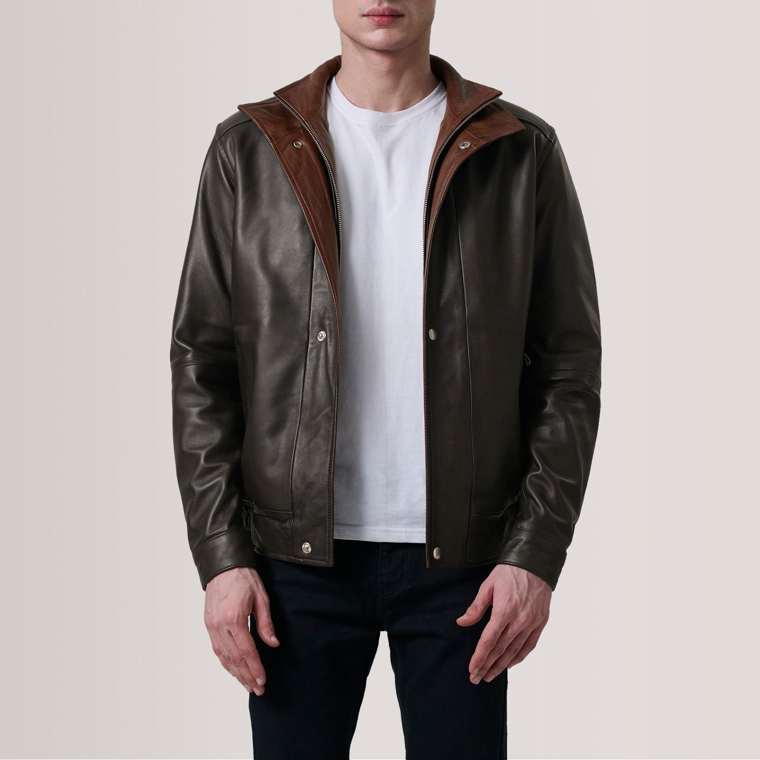 alfred-brown-leather-bomber-jacket