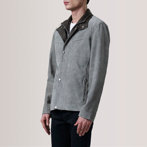 henrik-grey-suede-cafe-racer