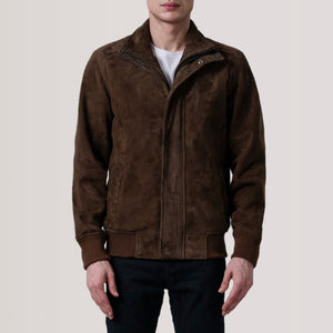 lester-brown-suede-bomber-jacket