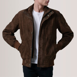lester-brown-suede-bomber-jacket