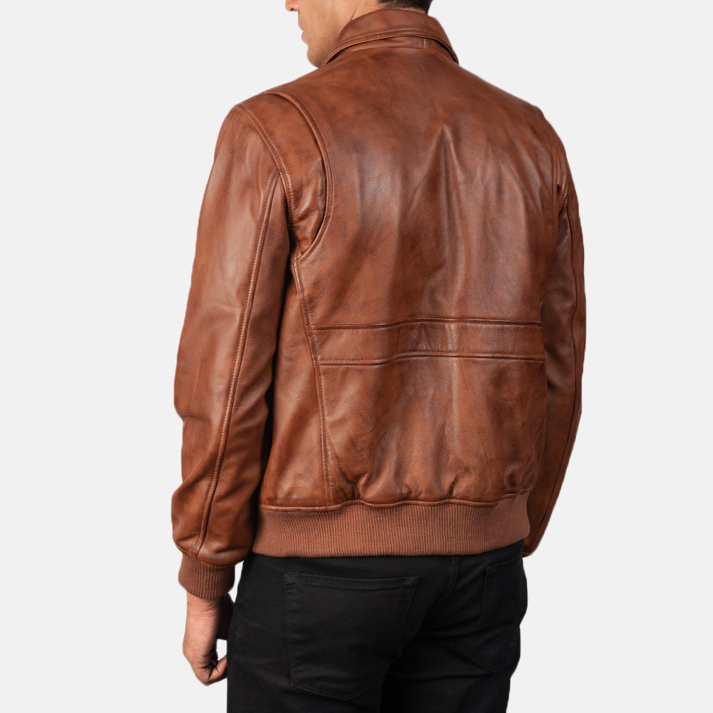 coffmen-brown-a2-leather-bomber-jacket