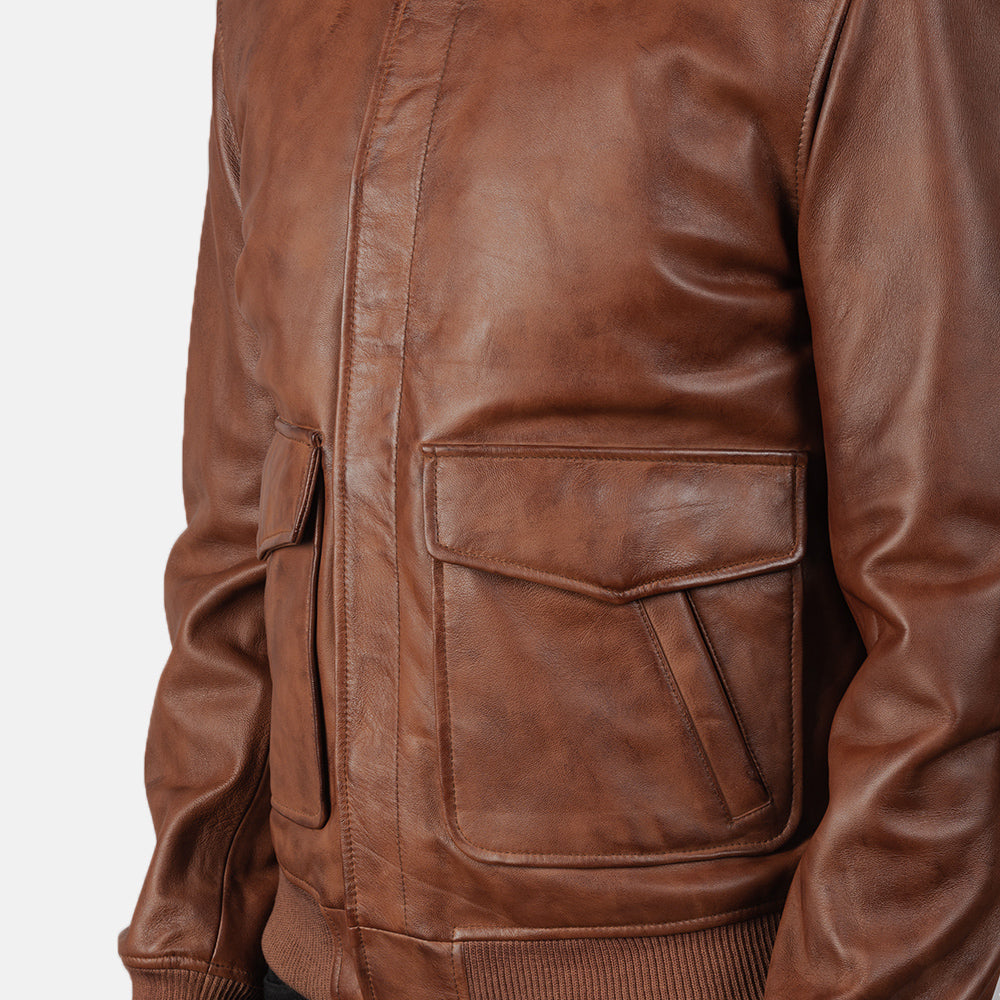 coffmen-brown-a2-leather-bomber-jacket