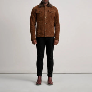 dallis-brown-suede-shearling-trucker-jacket