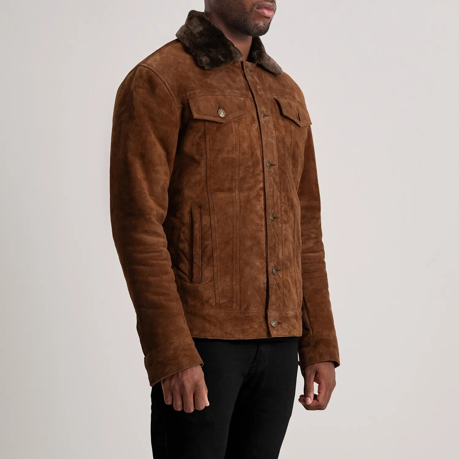 dallis-brown-suede-shearling-trucker-jacket