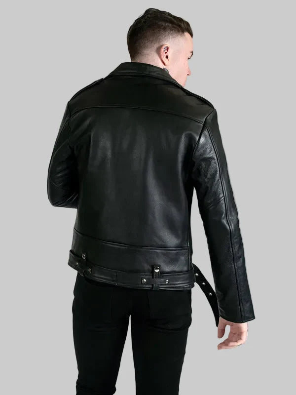 Mens-Commando-Leather-Black-Jacket