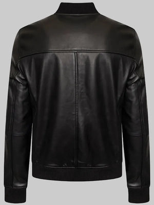 Mens-Fine-Milled-Leather-Bomber-Jacket-Back