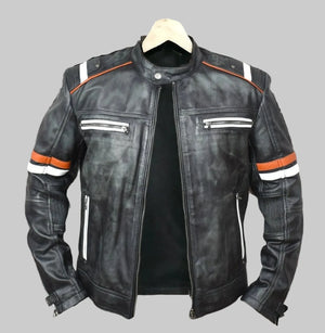 Mens-Handmade-Vintage-Style-Distressed-Black-Leather-Jacket