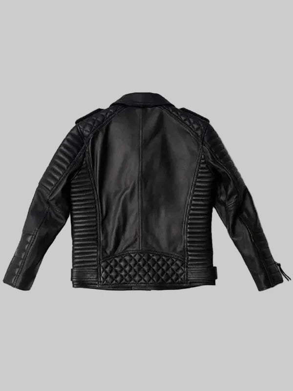 Mens-Quilted-Leather-Biker-Black-Jacket